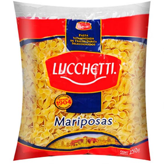 Fideos Luchetti Mariposas 250 gr – Almacén Mandy