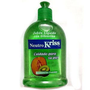 Jabón Glicerina líquido Neutro Kriss Escencias Frutales 325 ml