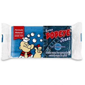 Jabón barra Popeye Azul Jeans 170 gr