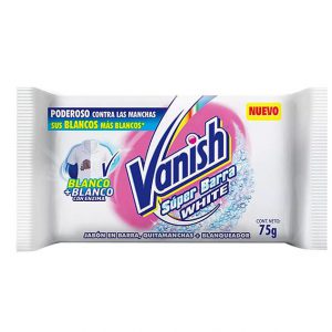 Jabón barra Vanish blanco 75 gr