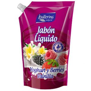 Jabón líquido Ballerina Yogurt Berries Vainilla 340 ml