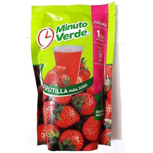 Pulpa de Fruta para Jugo Frutilla 333 gr Rinde 5 Litros