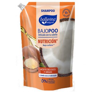 Shampoo Ballerina Aceite de Coco y Argán 900 ml