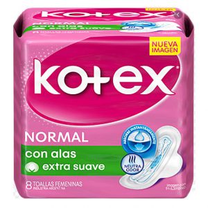 Toalla femenina Kotex Normal 8 unid