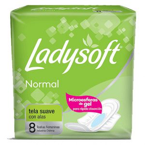 Toalla femenina Ladysoft Normal Dia 8 unid