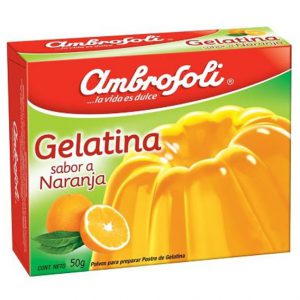Gelatina Ambrosoli naranja 50 gr