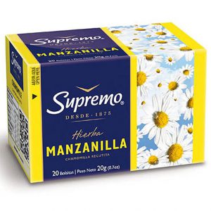 Infusión Supremo Manzanilla 20 bolsitas 20 gr