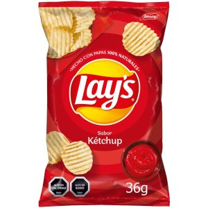 Papas lays ketchup 36gr