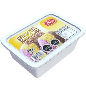 Helado casata tres sabores 1L
