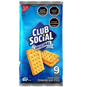 Galleta club social original pack x6