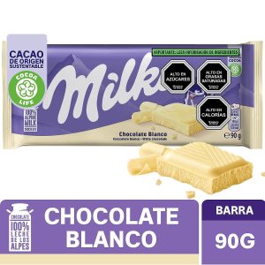 Chocolate Milka Chocolate blanco 90g